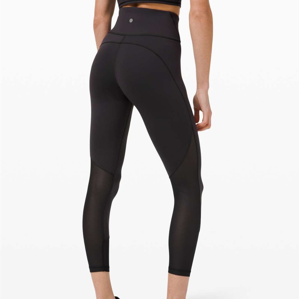 Lululemon mesh and everlux high rise tight